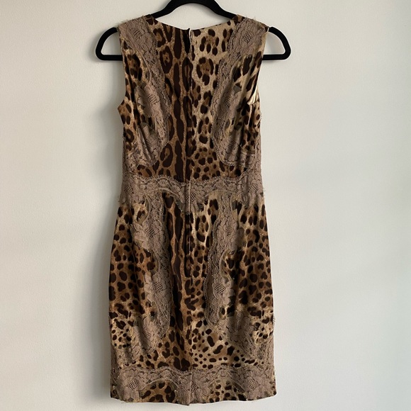 DOLCE & GABANNA Animal Print Mini Dress - Picture 2 of 6